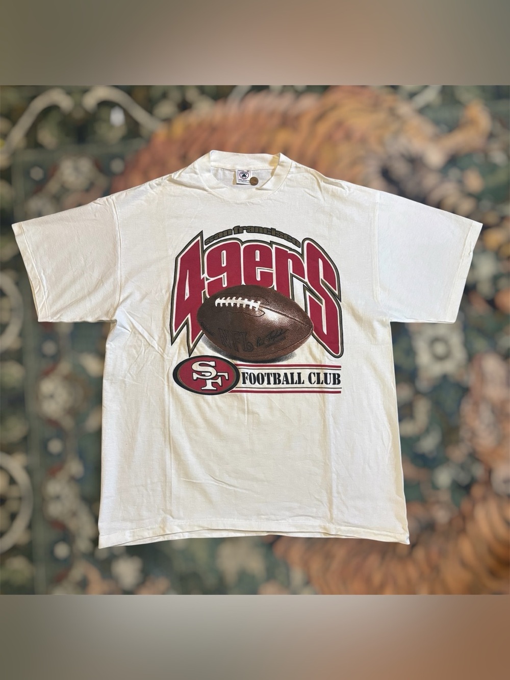 Vintage 90s SAN FRANCISCO 49ers Graphic T-Shirt Single Stitch Delta Men’s XL